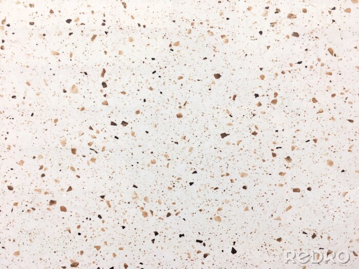 Fotobehang Crèmekleurige terrazzo met fijne steen