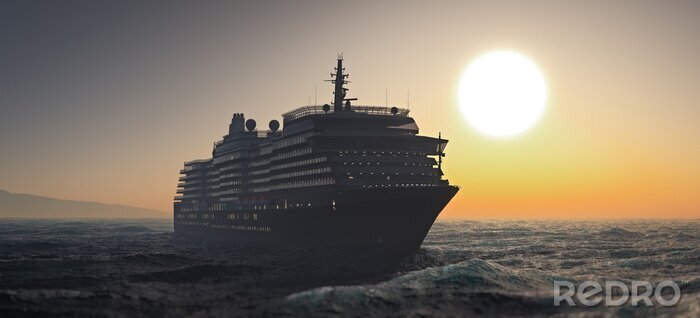 Fotobehang Cruise schip