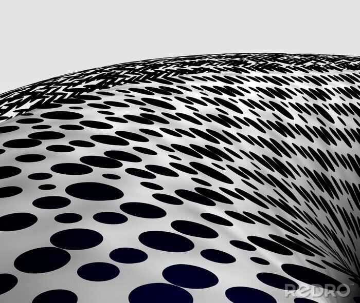 Fotobehang Czarno biała kompozycja.