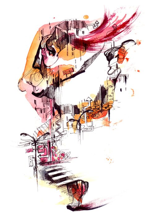 Fotobehang Dance Hip-Hop