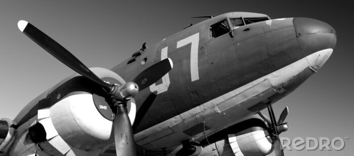 Fotobehang DC3 Vintage