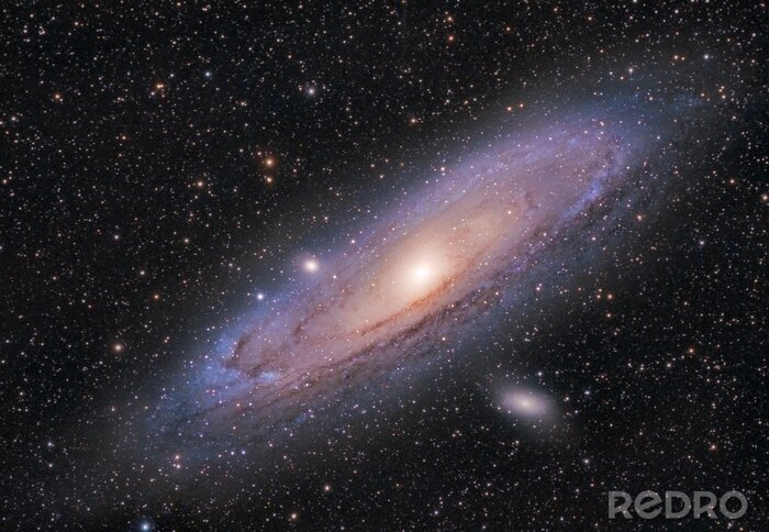 Fotobehang De Andromeda galaxy