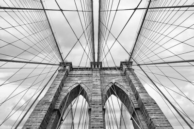 Fotobehang De brug van Brooklyn in NYC