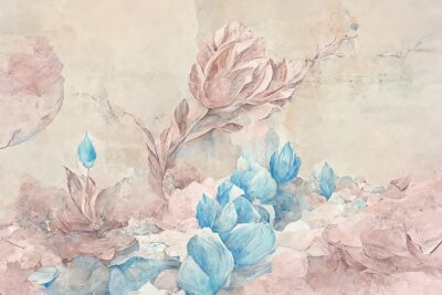 Fotobehang De delicatesse van bloemen