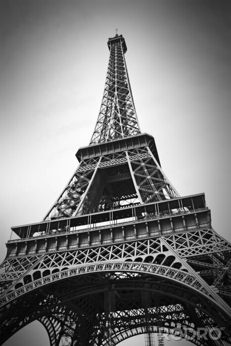 Fotobehang De Eiffeltoren, Parijs, Frankrijk