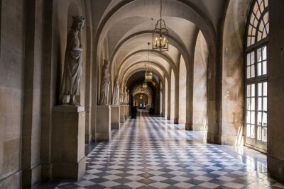 De gangen in Versailles