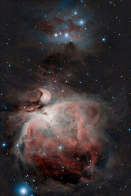 Fotobehang De Grote Orionnevel aan de hemel
