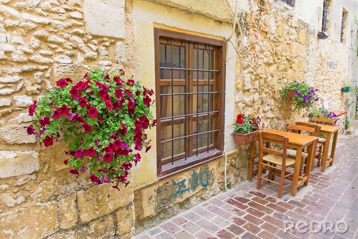 Fotobehang de historische stad Chania.