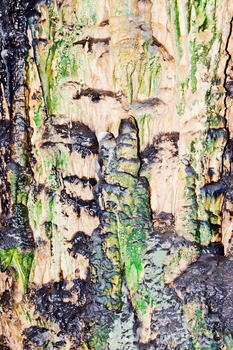 Fotobehang De natuur als abstract gesteente