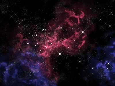 Fotobehang De Orionnevel in het heelal