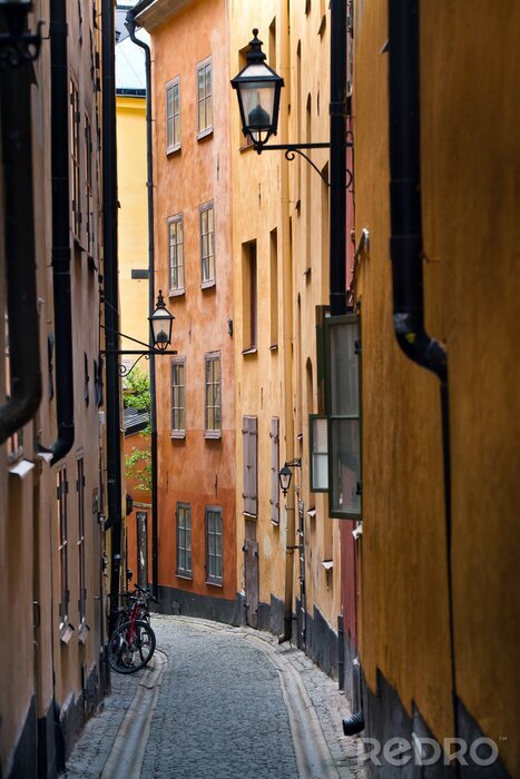 Fotobehang De oude stad, Stockholm, Zweden