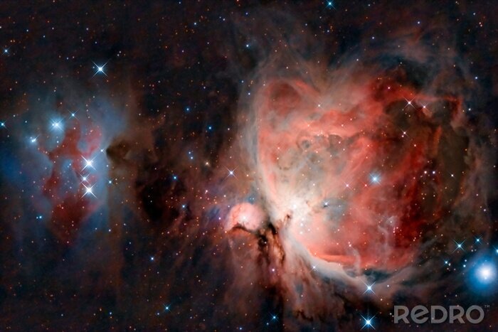 Fotobehang De roze Orionnevel