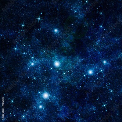 Fotobehang De ruimte en het koude licht van de sterren