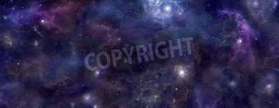 Fotobehang De ruimte met sterren