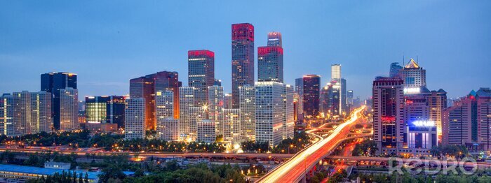 Fotobehang De stadspanorama van Peking