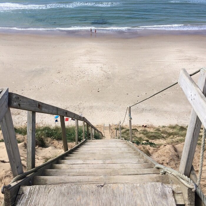 Fotobehang De weg naar het strand