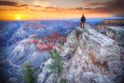 Fotobehang De woestijn en de Grand Canyon