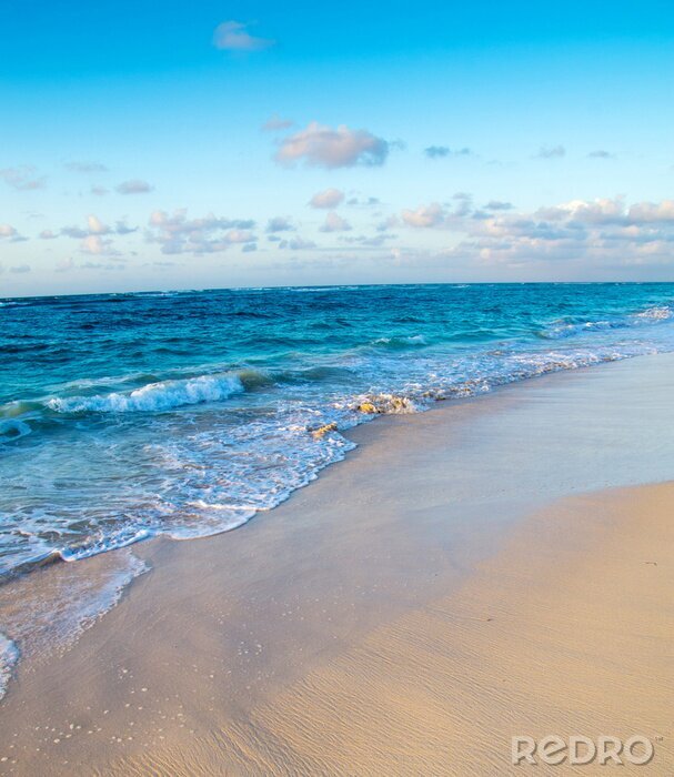 Fotobehang De zee en het strand op een zomerse dag