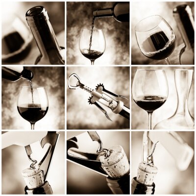 Fotobehang Degustazione vino - wijnproeverij