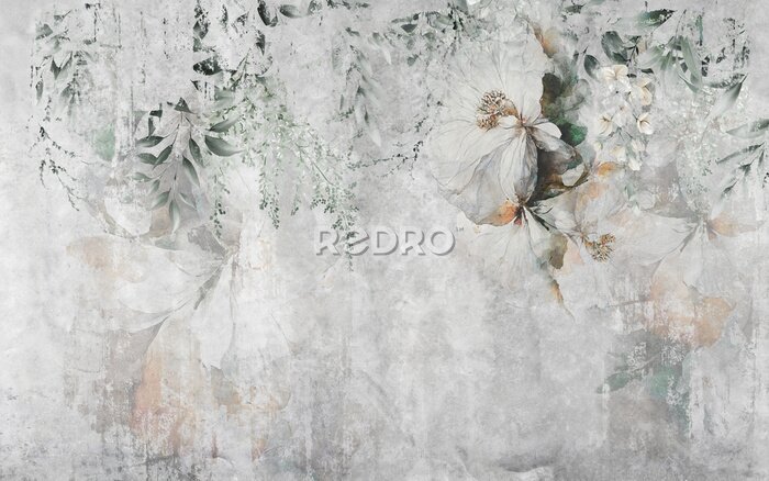 Fotobehang Delicate bloemen