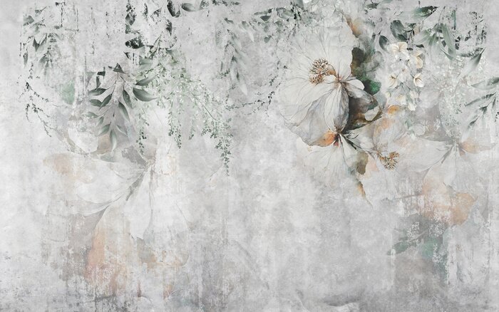 Fotobehang Delicate bloemen