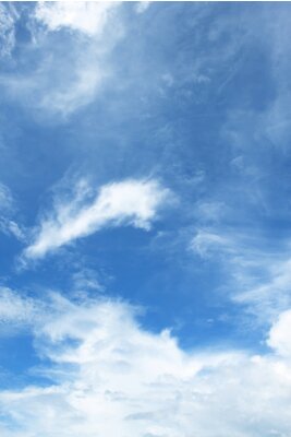 Fotobehang Delicate wolken in de lucht