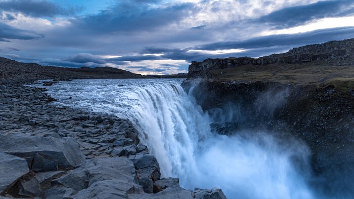 Fotobehang Dettifoss, IJsland