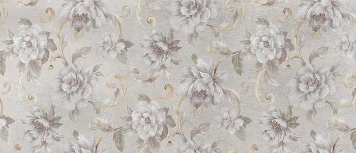 Fotobehang Digitaal kleurrijk wandtegelontwerp voor badkamer en keuken