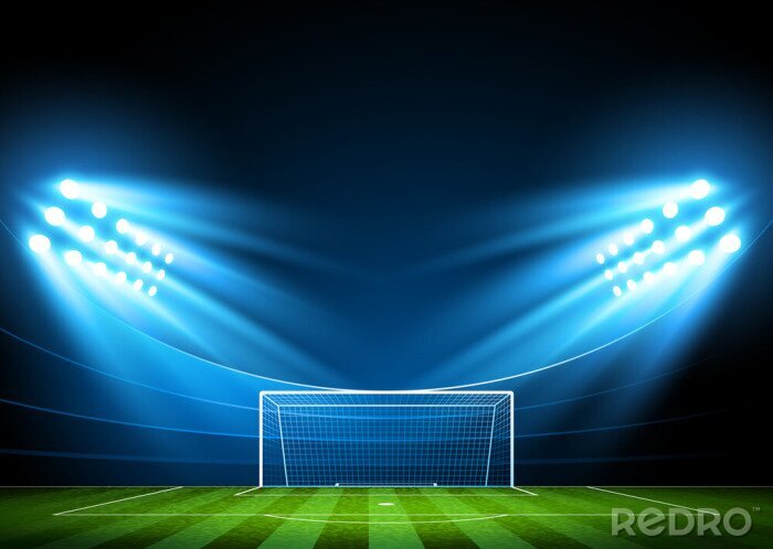 Fotobehang Doel in de schijnwerpers