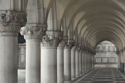 Dogenpaleis, het San Marcoplein, Venetië, Italië