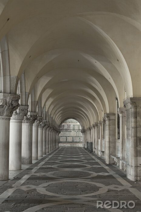 Fotobehang Dogenpaleis, het San Marcoplein, Venetië, Italië