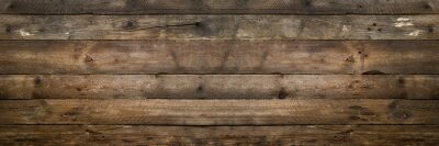 Fotobehang Donkere houten planken textuur