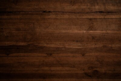 Fotobehang Donkere houten wand
