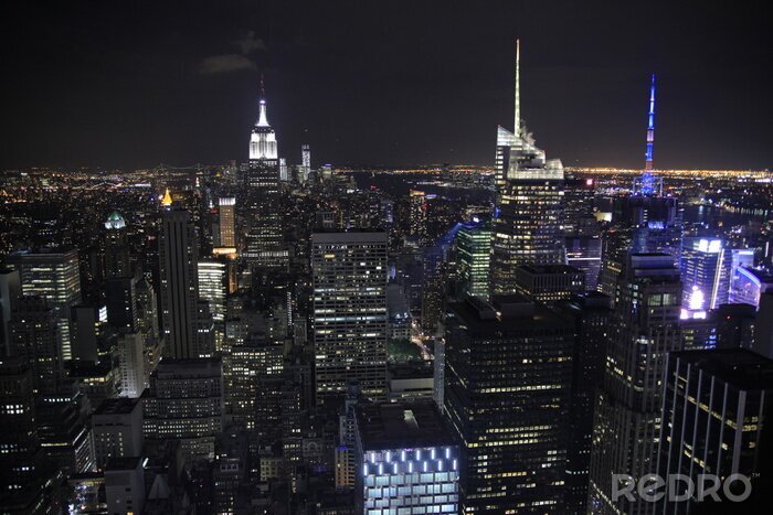 Fotobehang Donkere nacht in New York