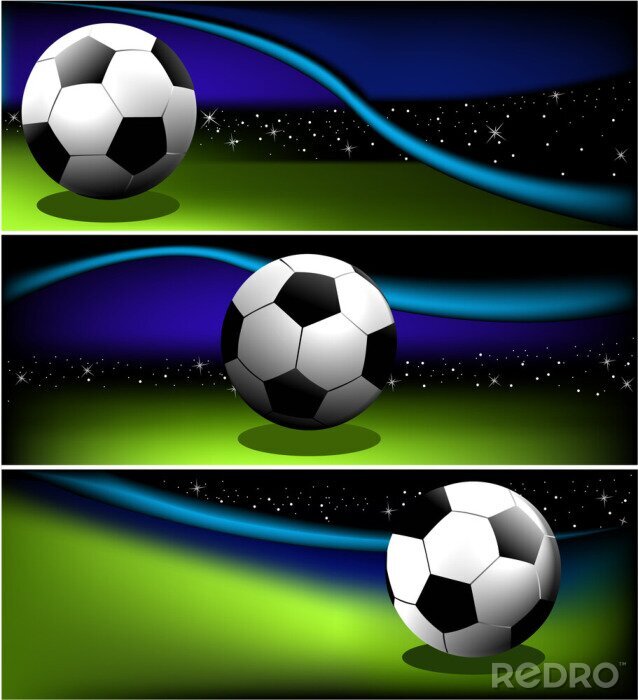 Fotobehang Drie decoratieve ballen