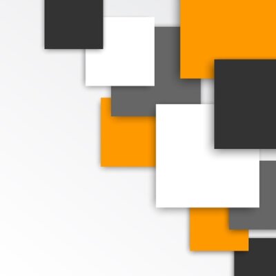 Fotobehang Driedimensionaal vierkant patroon