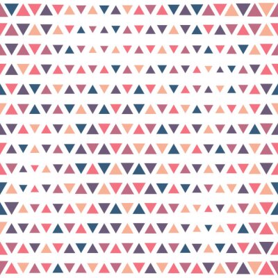 Fotobehang Driehoeken in verschillende kleuren en maten