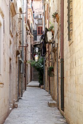 Fotobehang Dubrovnik straat