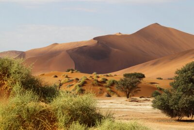 Fotobehang Dünenlandschaft, Sossulvlei, Namibië