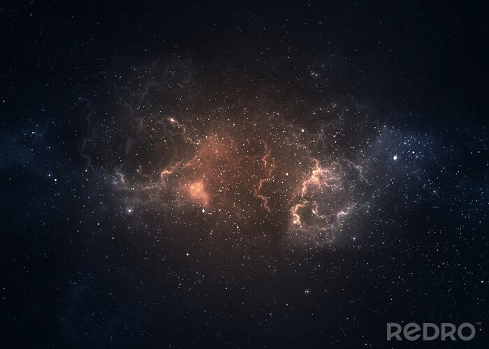 Fotobehang Een glinsterende melkweg