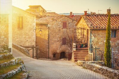 Fotobehang Een oud Italiaans stadje