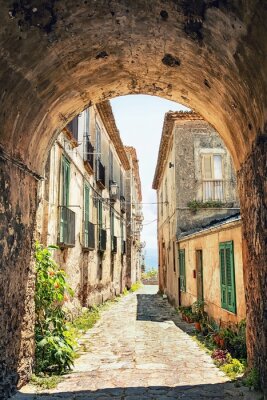 Fotobehang Een pittoreske hoek in Toscane, Italië