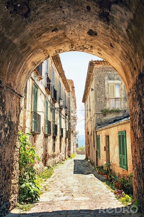 Fotobehang Een pittoreske hoek in Toscane, Italië