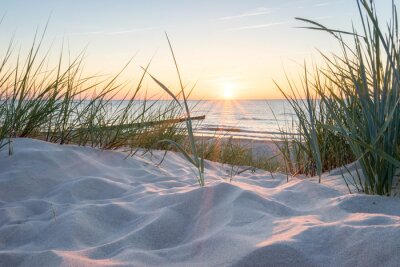 Fotobehang Een rustige dag aan zee