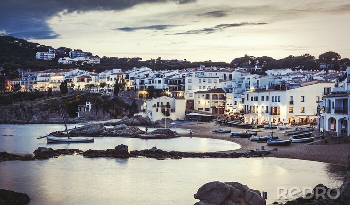 Fotobehang Een stad in het noorden van Catalonië