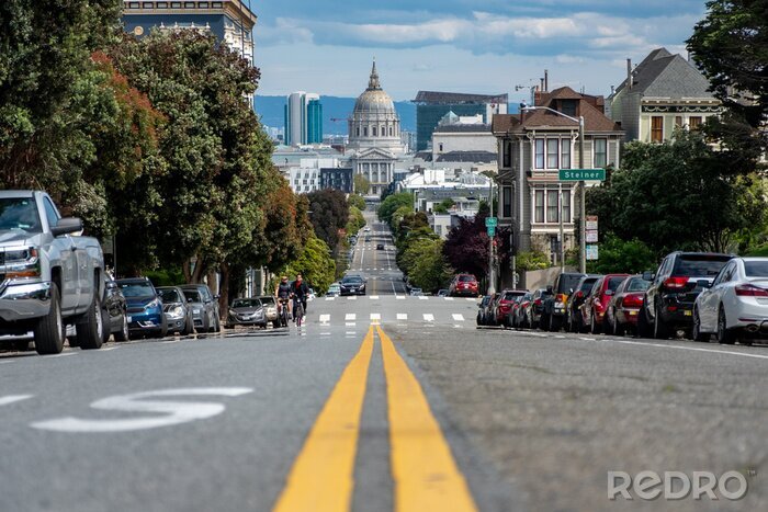 Fotobehang Een straat in San Francisco