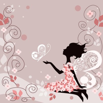 Fotobehang Een wensvervullende fee