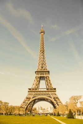 Fotobehang Eiffeltoren in de zon