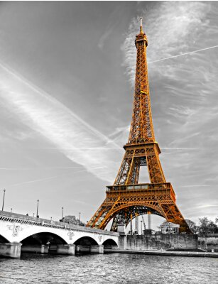 Fotobehang Eiffeltoren, Parijs.