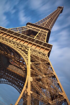 Fotobehang Eiffeltoren tegen de hemel